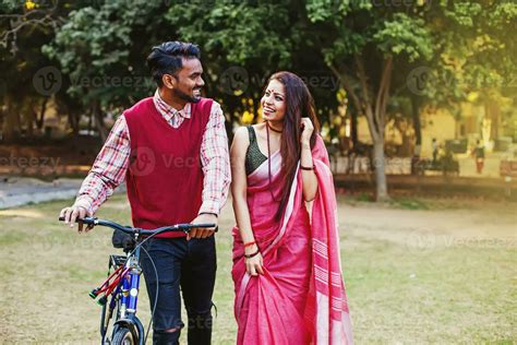 indian couple in park Search